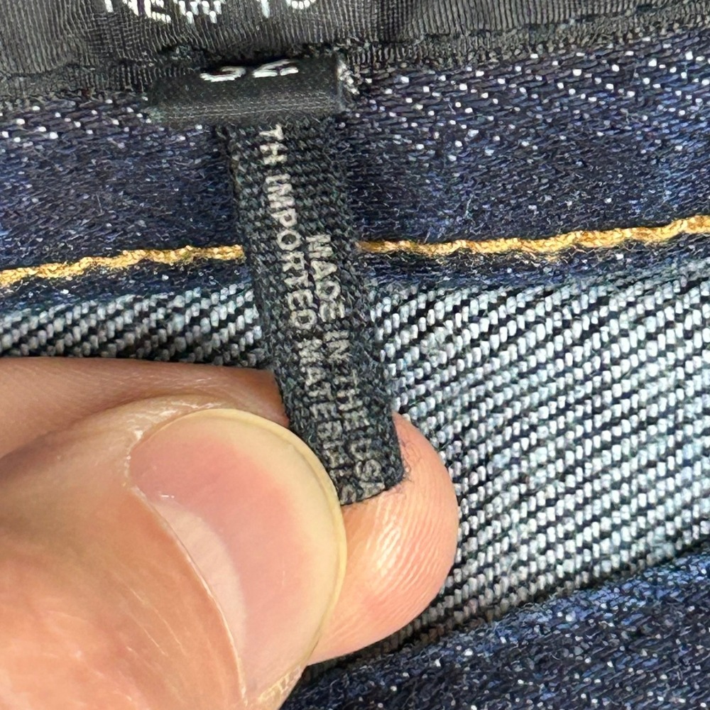 Rag & Bone Jeans Kaihara Raw Denim Mens 32x32 Indigo Blue - Picture 6 of 15